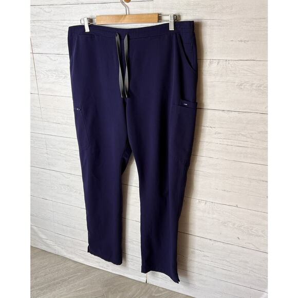 Figs Scrub Pants Mens Size XXL Navy Technical Collection Medical Nursing Pockets - Picture 4 of 16